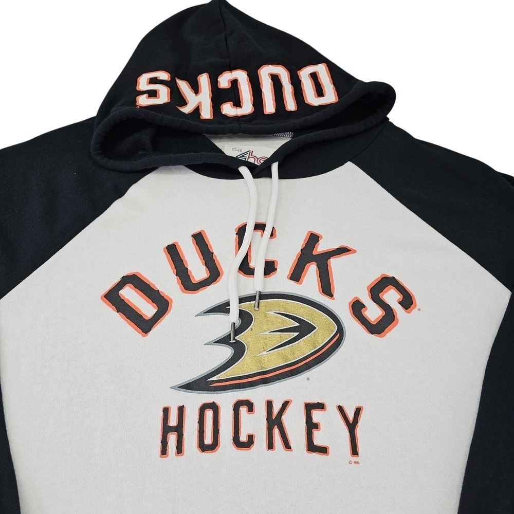 G-III 4Her Anaheim Ducks NHL Hoodie Tunic XL Raglan Athleisure Gameday NWT